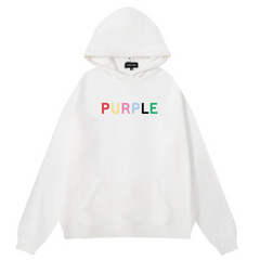 Logo Pattern Printed Hoodie