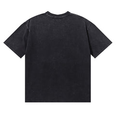 Treet Artist Garment Dyed Print Crop Tee