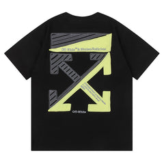 Logo Pattern Printed T-Shirt