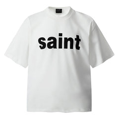 Logo Pattern Printed T-Shirt